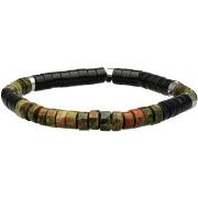 Bracelets Sixtystones Bracelet Perles Heishi Unakite Agate -Medium-18c...