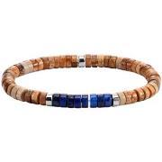 Bracelets Sixtystones Bracelet Perles Heishi Lapis Lazuli -Large-20cm