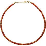 Collier Sixtystones Collier Chakra Perles Heishi Agate -38 cm