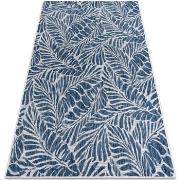 Tapis Rugsx Tapis SIZAL SION Feuilles 22151 tissé à 160x220 cm