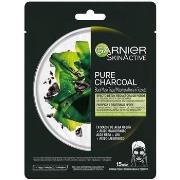 Soins ciblés Garnier Pure Charcoal Black Mask Tissu Detox Effect 28 Gr