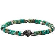 Bracelets Sixtystones Bracelet Heishi Jaspe Impérial Vert-Large-20cm