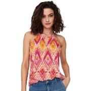 Blouses Only Top Alma Life Poly - Raspberry Rose