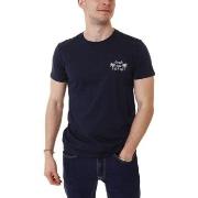 T-shirt 40weft T-shirt Perrys imprim bleu nuit