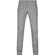 Pantalon Suitable Chino Pico Gris A Carreaux