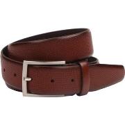 Ceinture Suitable Ceinture Structure En Cuir Cognac