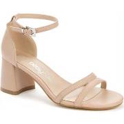 Sandales Betsy beige elegant part-open sandals