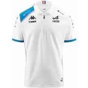 T-shirt Kappa Polo Acrem BWT Alpine F1 Team 2023 Blanc