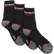 Chaussettes Facom Cho7 longue noir/rouge x3 paires