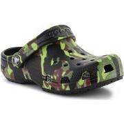 Sandales enfant Crocs Classic Spray Camo Clog Kids BLACK 208305-001