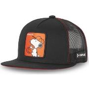 Casquette Capslab Casquette snapback visière plate avec filet Peanuts