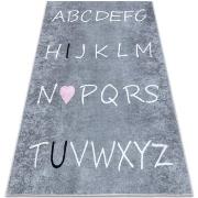 Tapis Rugsx Tapis lavable JUNIOR 52106.801 Alphabet pour les 120x170 c...