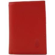 Portefeuille Francinel Porte cartes en cuir Ref 25518 Rouge 10*7*2 cm