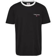 T-shirt Tommy Jeans T shirt homme Ref 60307 BDS Noir