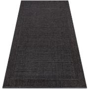 Tapis Rugsx Tapis TIMO 5000 SIZAL extérieur cadre noir 120x170 cm