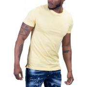 Debardeur Uniplay T-shirt homme jaune Oversize - UP-BT128