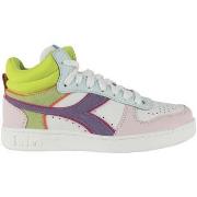 Baskets Diadora MAGIC BASKET DEMI C9736 White/Potpourri/Blue gras