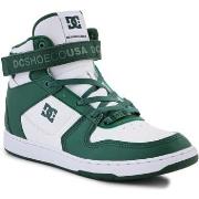 Chaussures de Skate DC Shoes Pensford White/Green ADYS400038-WGN