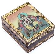 Paniers, boites et corbeilles Phoenix Import Boîte décorative Ganesh e...