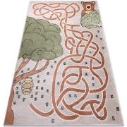 Tapis Rugsx Tapis FUN Honey pour enfants, ours, abeilles 200x290 cm