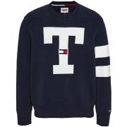 Sweat-shirt Tommy Jeans Pull homme Ref 60663 DW5 Bleu marine