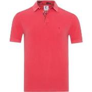 T-shirt R2 Amsterdam Polo Rose Solid