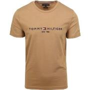 T-shirt Tommy Hilfiger T-shirt Logo Beige