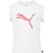 T-shirt enfant Puma TEE SHIRT ESS+ G - WHITE - 140