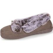 Chaussons Isotoner Chaussons mocassins Femme Taupe