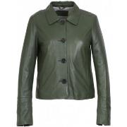 Blouson Oakwood Veste en cuir Leslie Ref 59400 Kaki