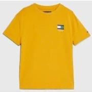 T-shirt enfant Tommy Hilfiger KB0KB08328 FLAG TEE-KEM COLLEGE GOLD