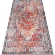 Tapis Rugsx Tapis lavable ANDRE 1684 cadre vintage antidérapa 80x150 c...