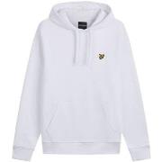 Sweat-shirt Lyle &amp; Scott ML416VOG PULLOVER HOODIE-626 WHITE