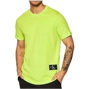 T-shirt Calvin Klein Jeans T shirt homme Ref 59075 ACI Jaune