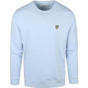 Sweat-shirt Lyle And Scott Lyle Scott Pull Bleu Clair