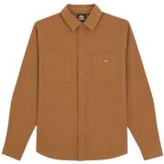 Chemise Dickies Chemise Duck Canvas Homme Stone Washed Brown
