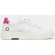 Baskets Date W391-CR-BA-WF COURT-WHITE/FUXIA