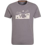 T-shirt Mountain Warehouse Camping Sketch