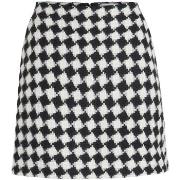 Jupes Vila Skirt Heloise - Black/ Cloud Dancer