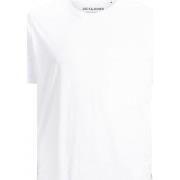 T-shirt Jack &amp; Jones 12158482 BASIC TEE-WHITE