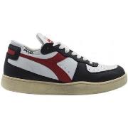 Baskets Diadora 176282.C1470 MI BASKET-BIANCO/NERO/ROSSO