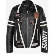 Veste Schott LCBIKERBADGE BLACK