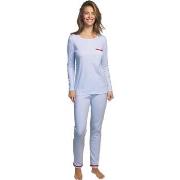 Pyjamas / Chemises de nuit Selmark Pyjama pantalon haut manches longue...