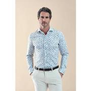 Chemise R2 Amsterdam R2 Chemise Knitted Bleu Beige