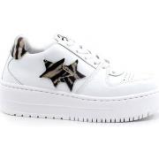 Chaussures Balada Sneaker 2 Stair Stelle Zebra Bianco Nero Beige 2SD32...