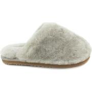 Chaussures Mou Closed Toe Fur Slipper Solid Color Sand