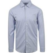 Chemise Desoto Chemise Kent Mélangé Sans Repassage Bleu Clair