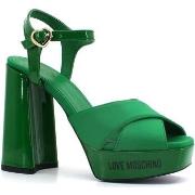 Chaussures Love Moschino Sandalo Tacco Largo Donna Verde JA1605CG1GIM1...