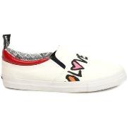 Chaussures Love Moschino Slip On Bianco Rosso JA15453G05JE110C