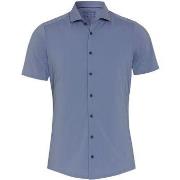 Chemise Pure Chemise Manches Courtes The Functional Bleu Rayures